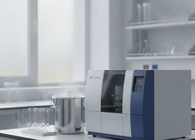 Analisador de adsorção de gás para medição de área superficial BET em laboratório de caracterização de materiais