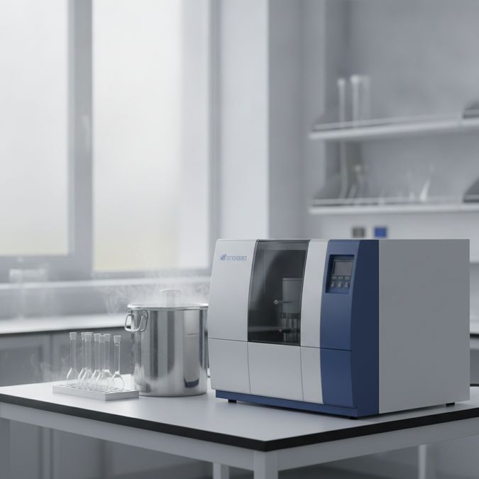 Analisador de adsorção de gás para medição de área superficial BET em laboratório de caracterização de materiais